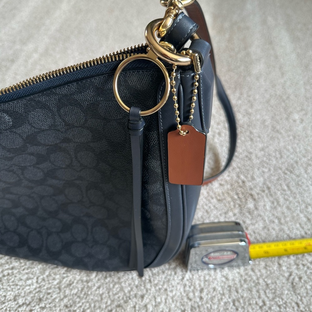 Coach navy tote bag